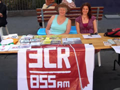 3CR promotional stall at a community festival