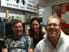 Hosts of the Boldness Phin, Tully, and Daniel