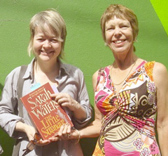 Author Sarah Waters and Presenter Jan Goldsmith 
