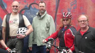 Yarra Bicycle Users Group presenters are Emma, Rob, Sonya, Steve, Val and Chris