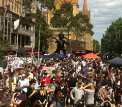 Occupy Melbourne gathering 2011