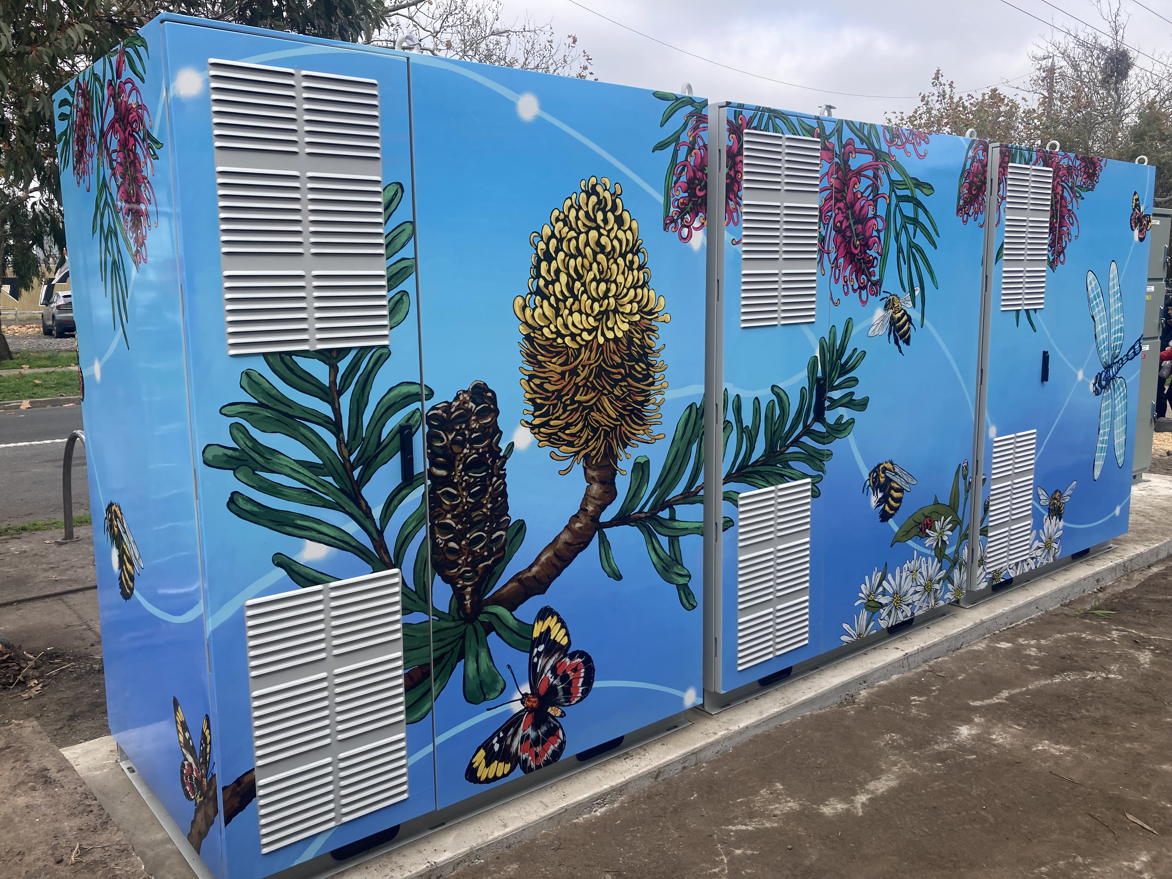 Capturing and storing solar energy in Alphington