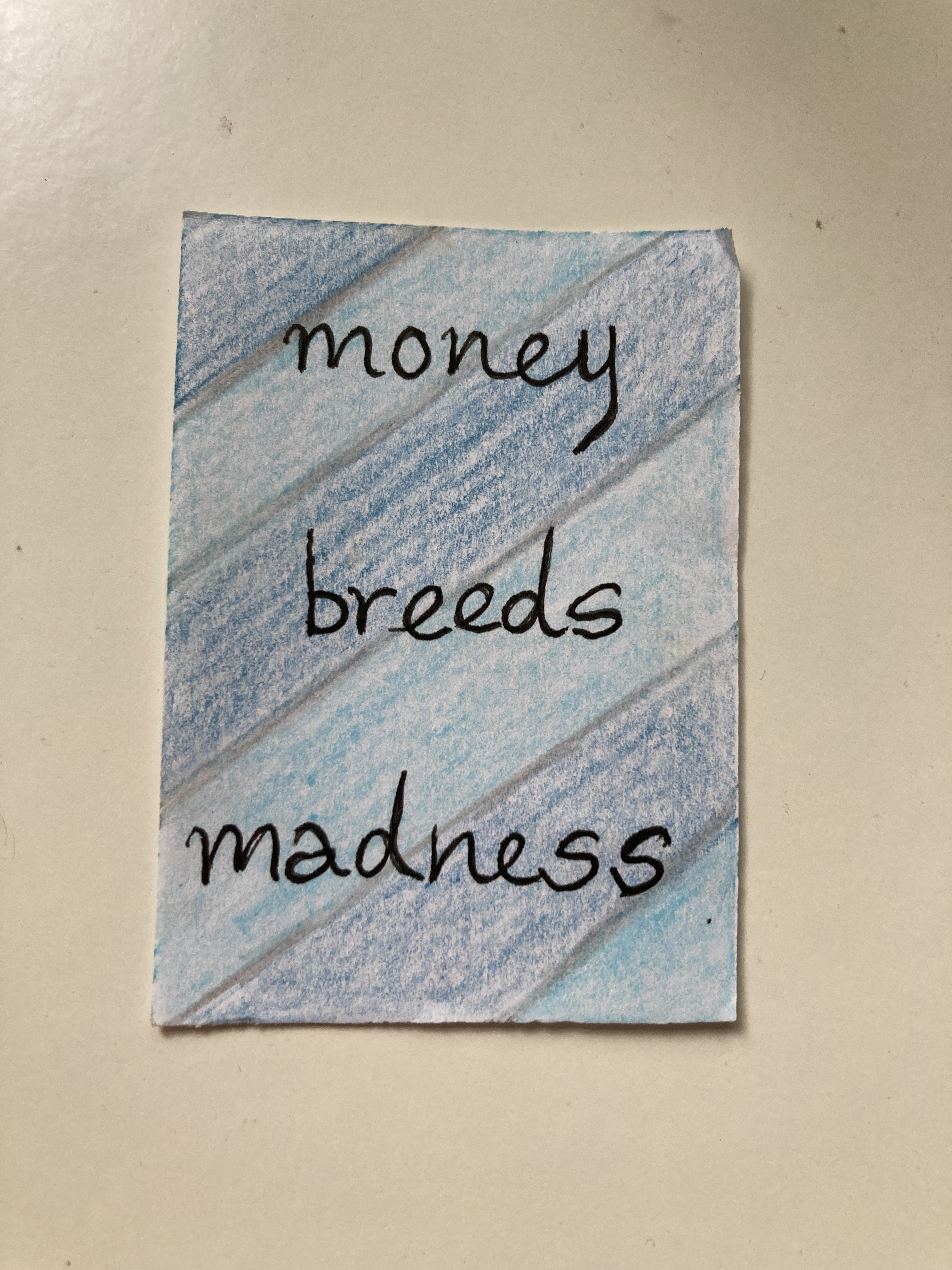 Living without money
