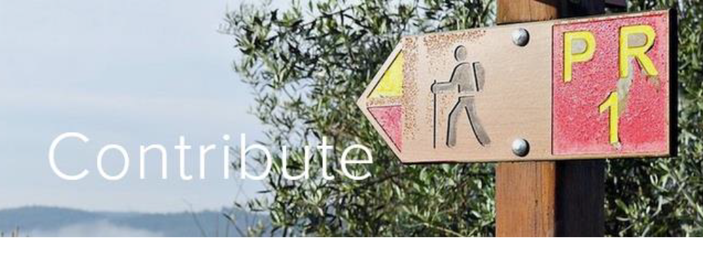 sign in bush and typed word contribute