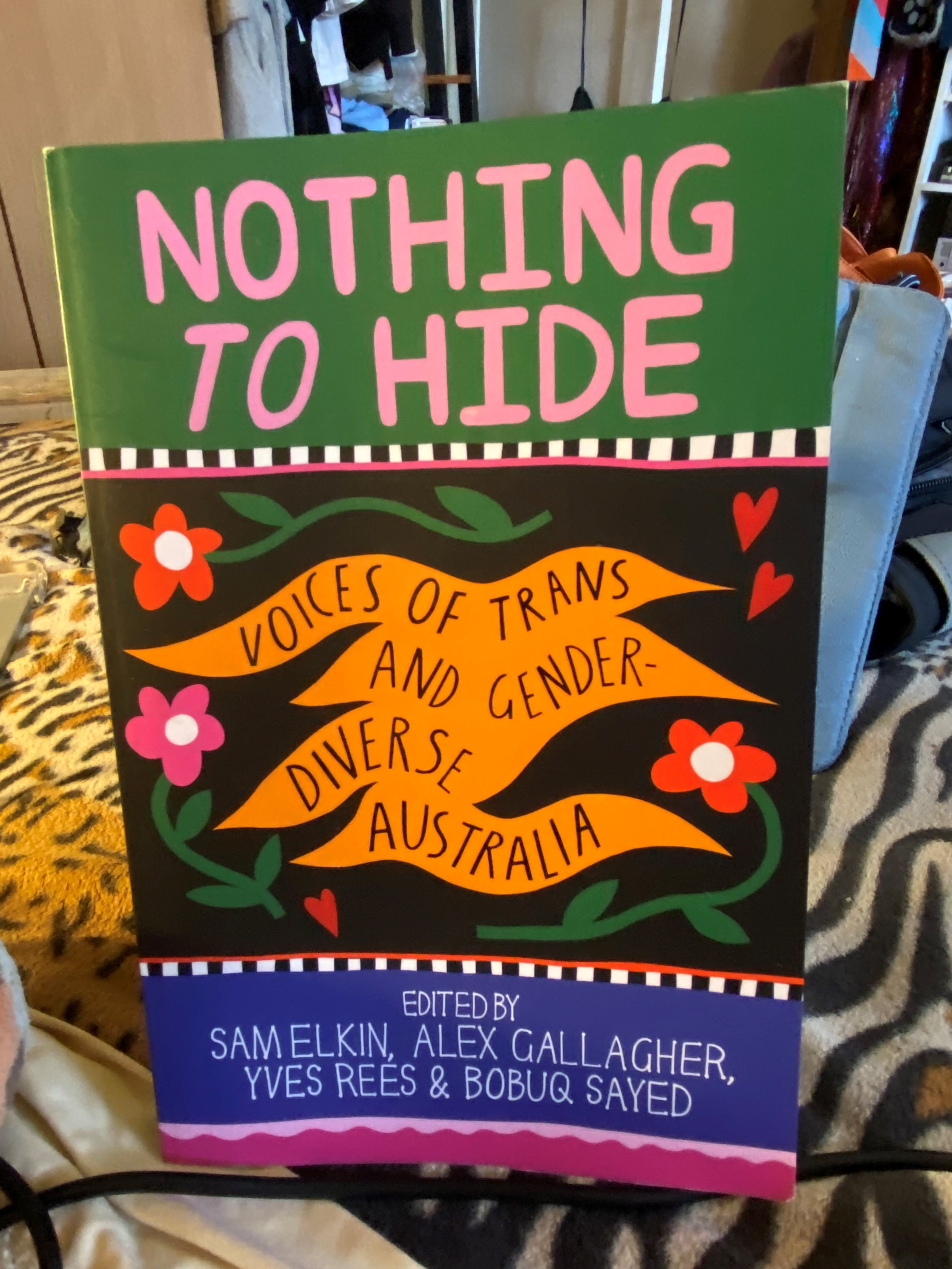 Cover of book Nothing to Hide (artwork Ruby Allegra)