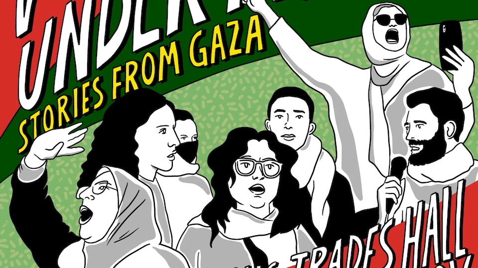 Image: 'Voices Under Fire' promo