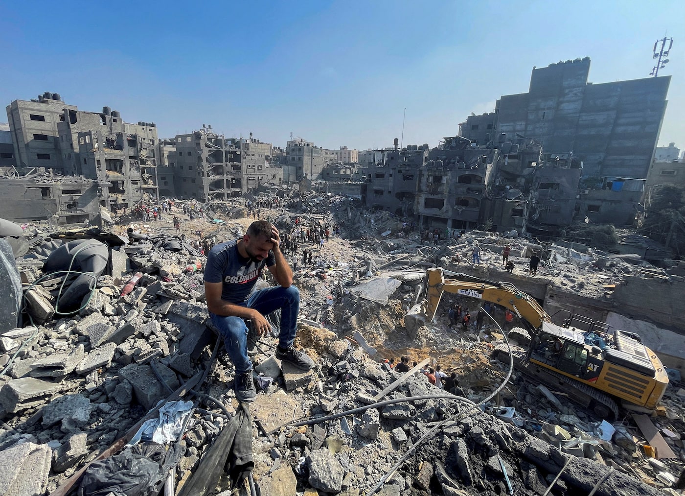 A devastated Gaza.
