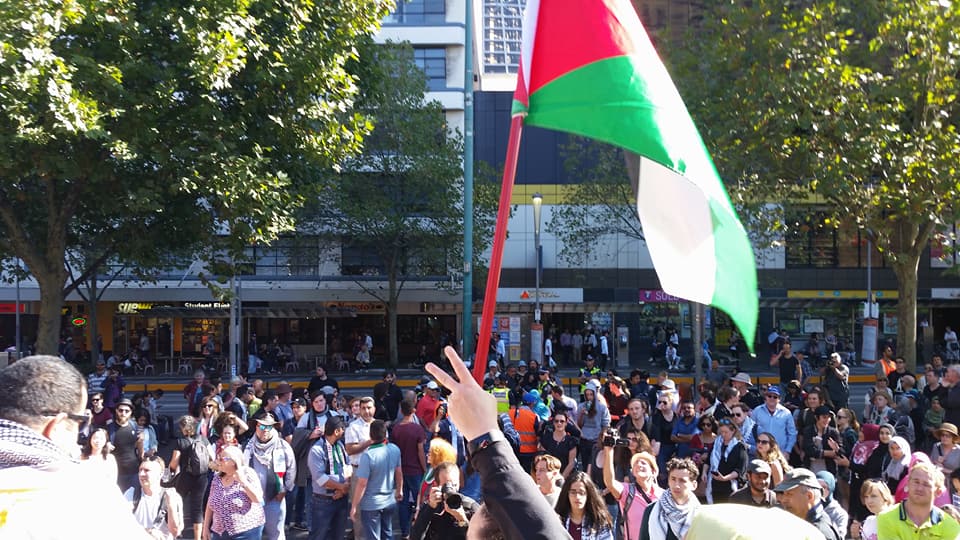 Gaza solidarity rally Melbourne