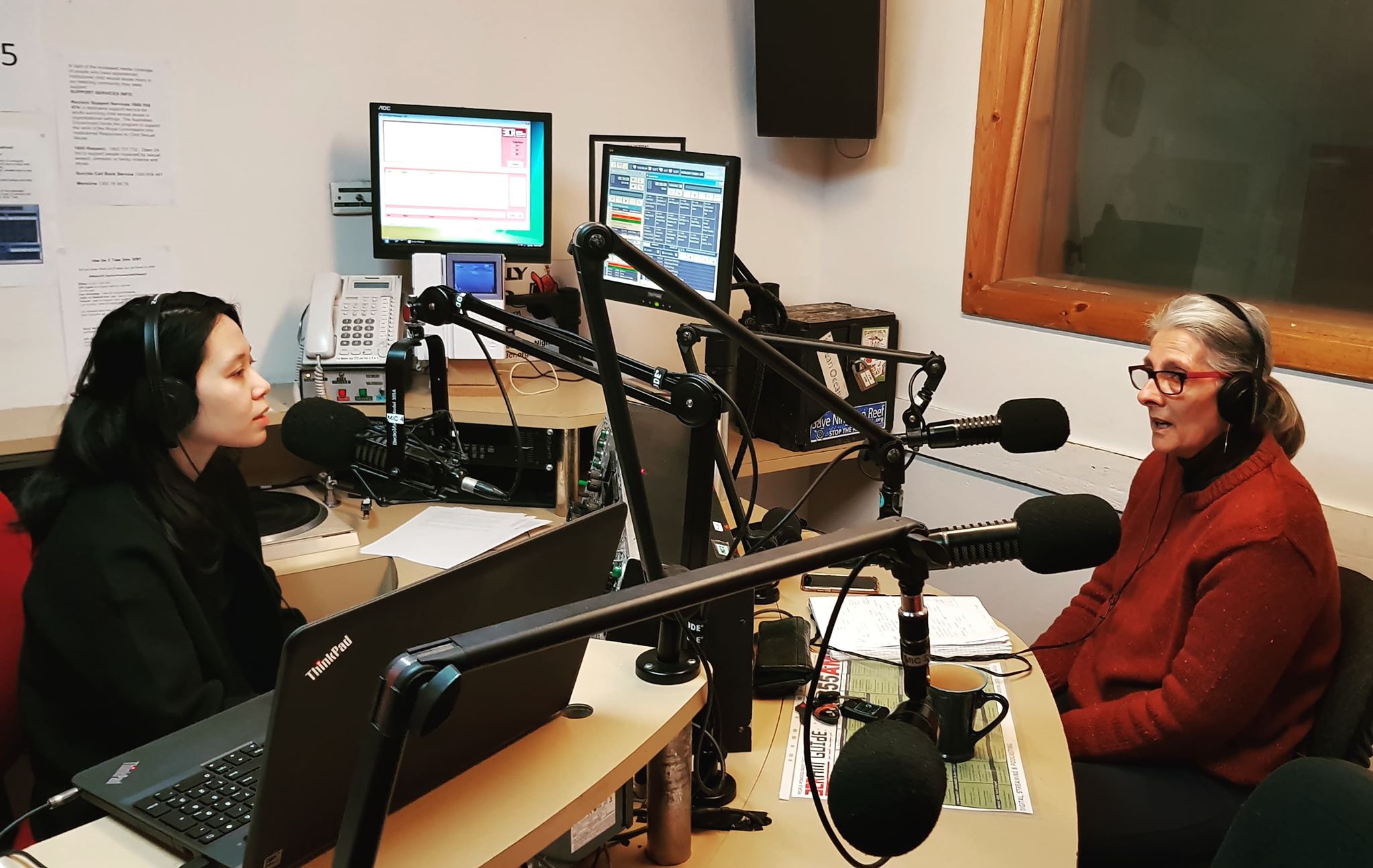 Celine Yap and Gayle Carr