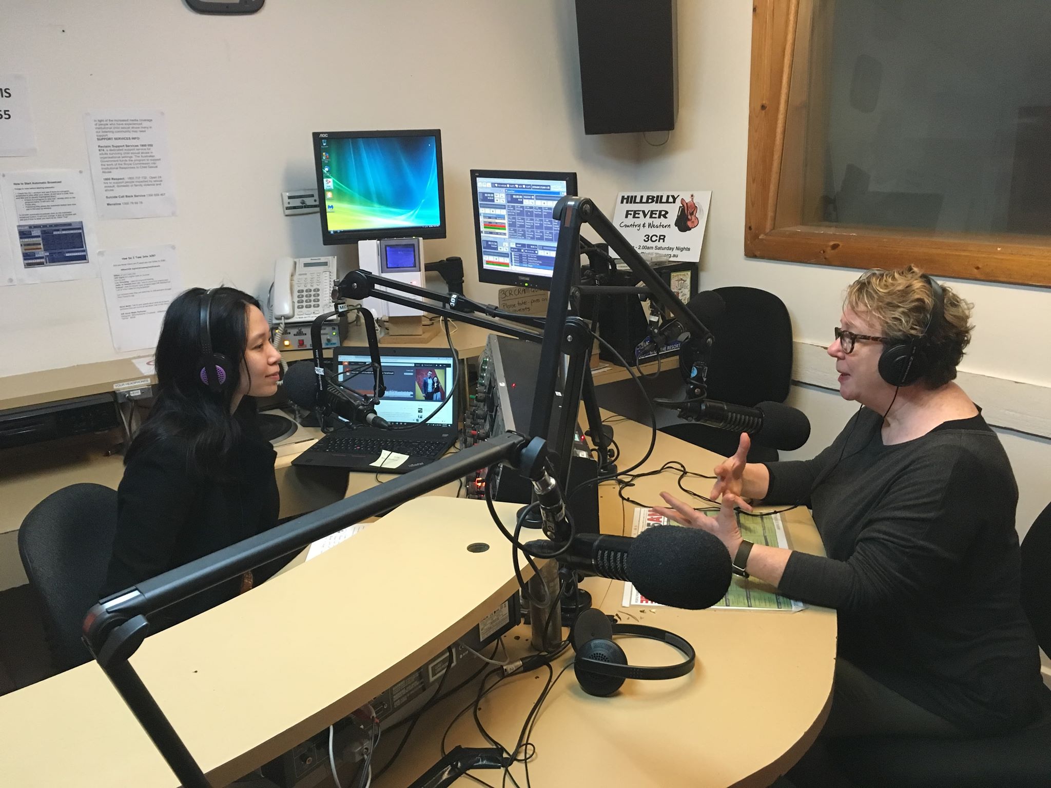 Celine Yap and Karen Williams