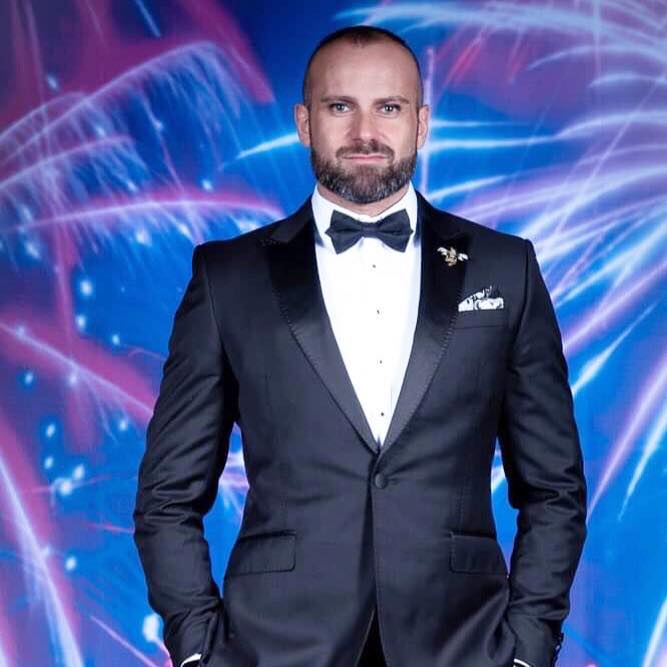 Rad Mitic, Mr Gay Pride Australia; Dr Catherine Barrett, Celebrate Ageing