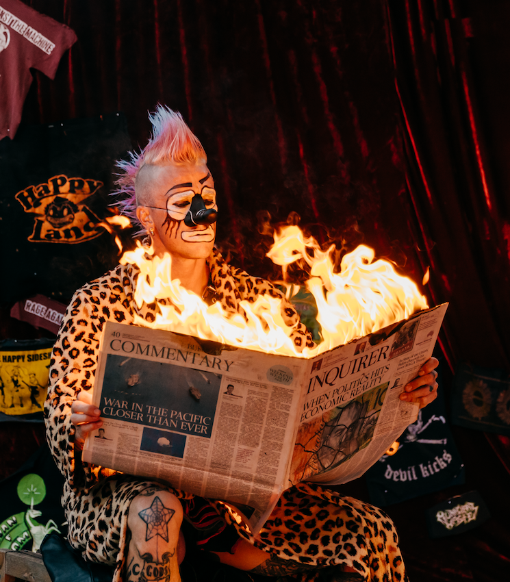 Mitch Jones, Strange Chaos, a punk clown show for Melbourne Fringe