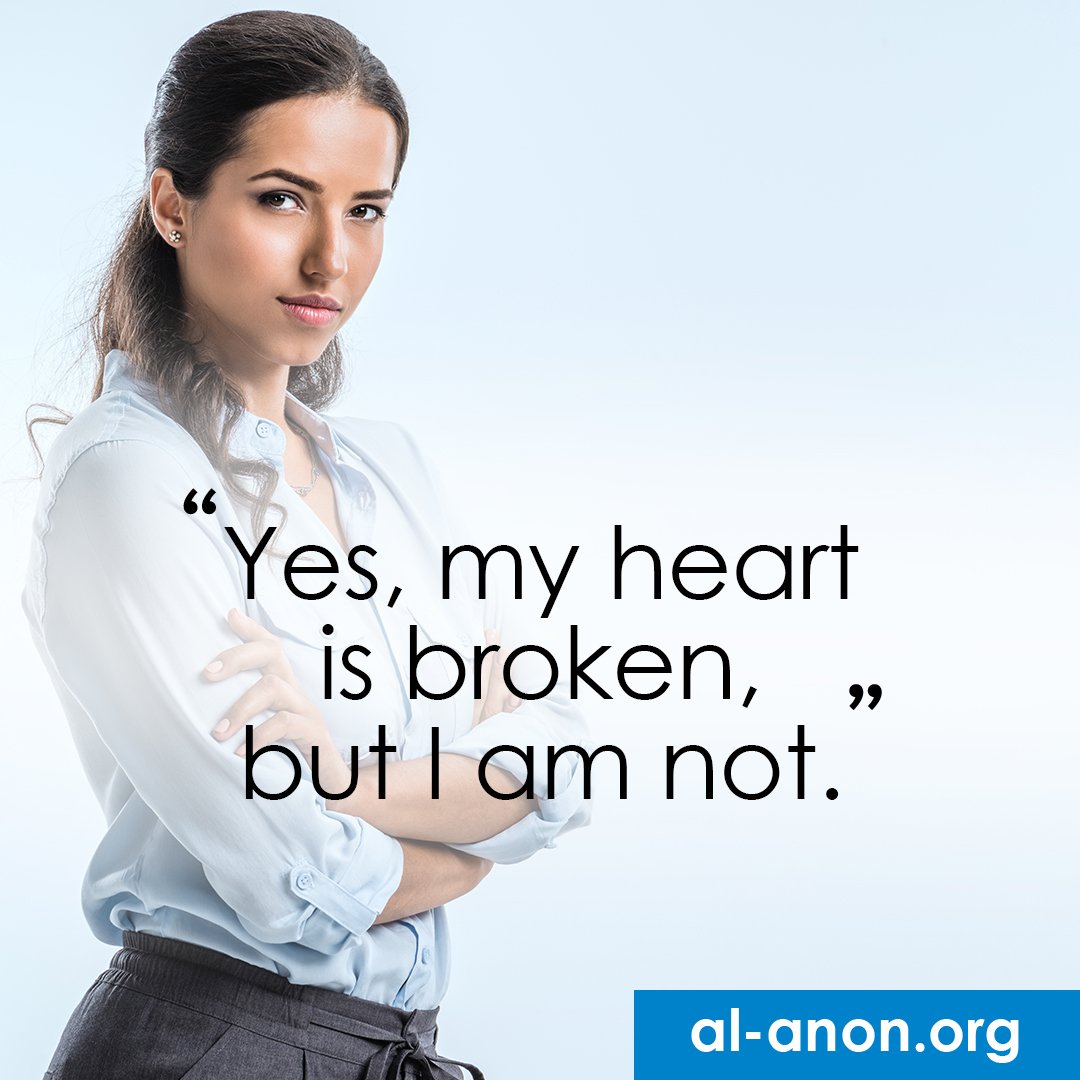 Broken hearted but not broken