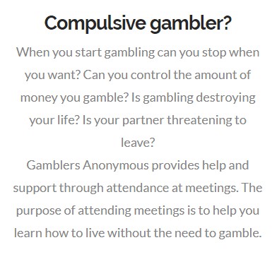 Compulsive Gambling 