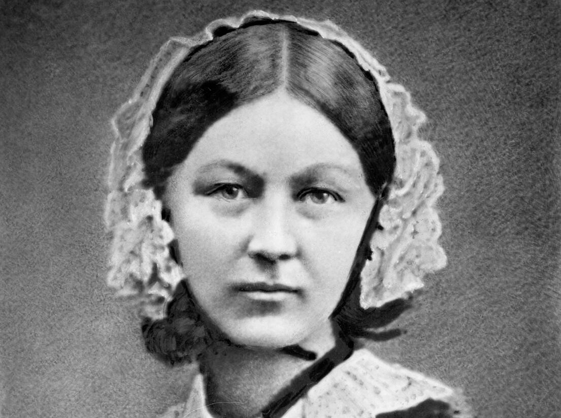 Florence Nightingale (photo by Henry Hering, ca 1860)