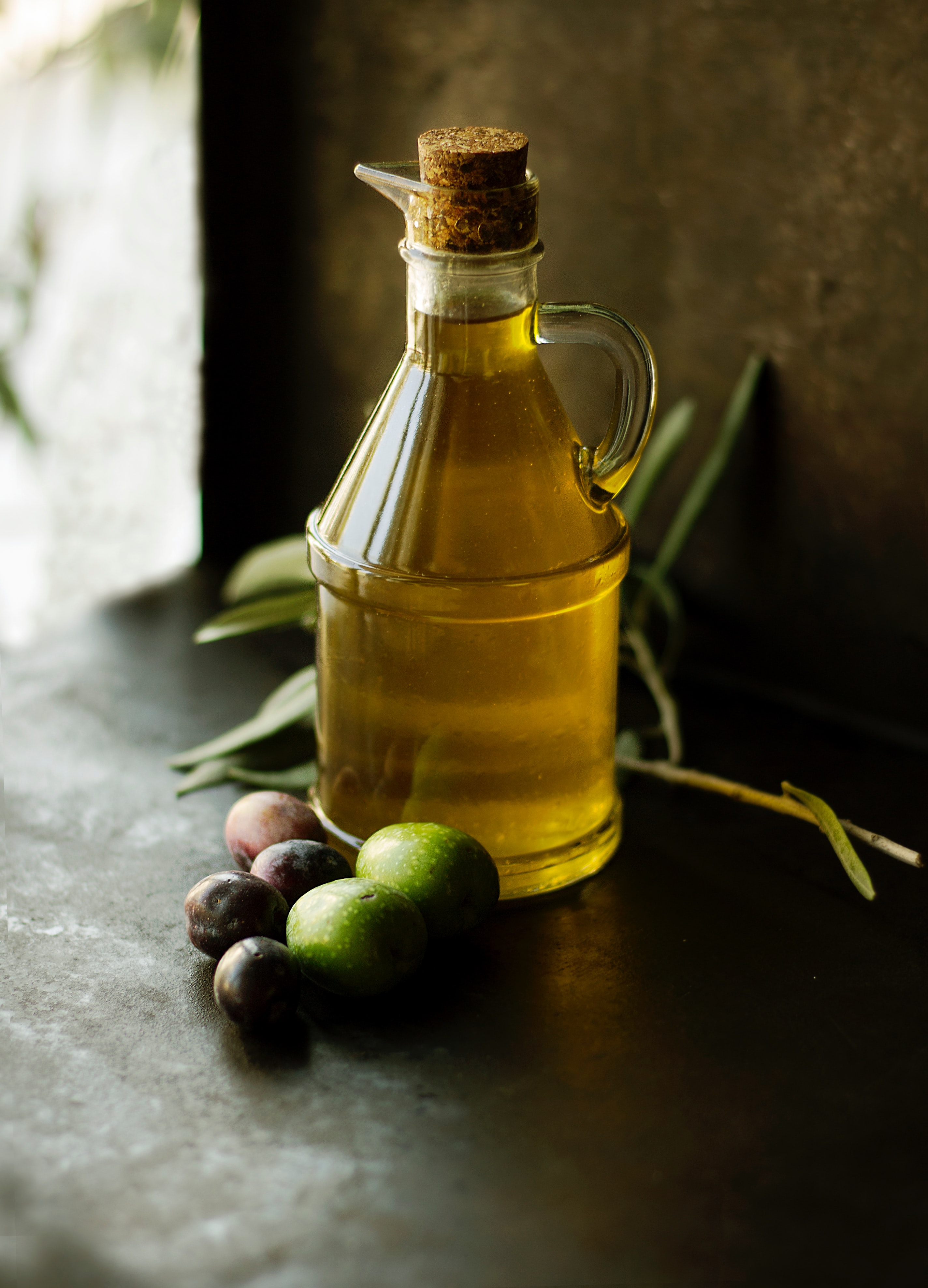 Olives become oil