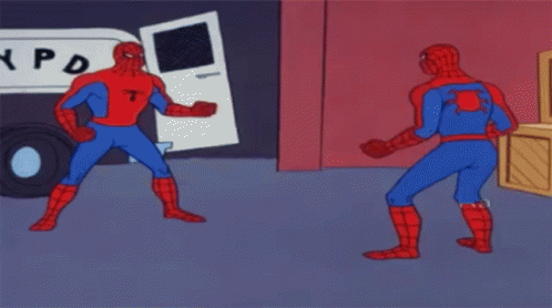 Two Spider-Men face off