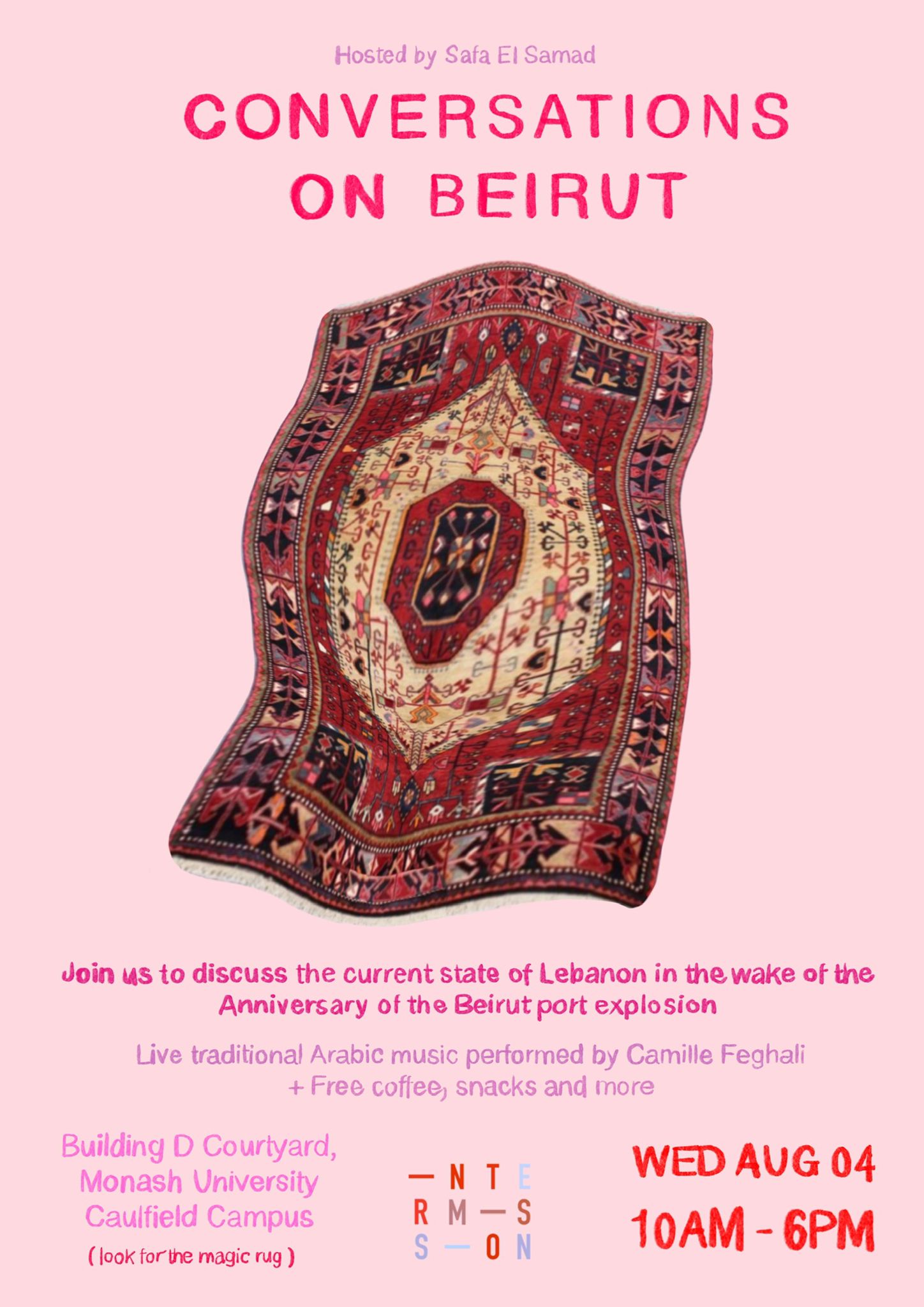 Conversations on Beirut event poster