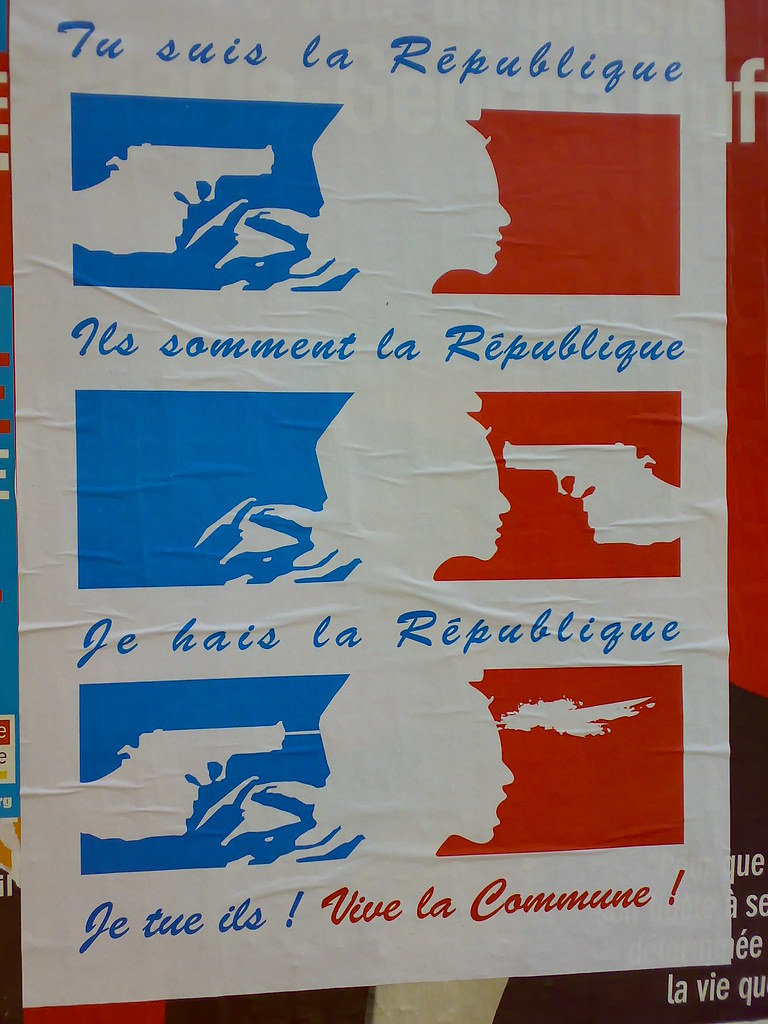 French political poster. Photo by j-sin licensed under CC BY-NC-SA 2.0.