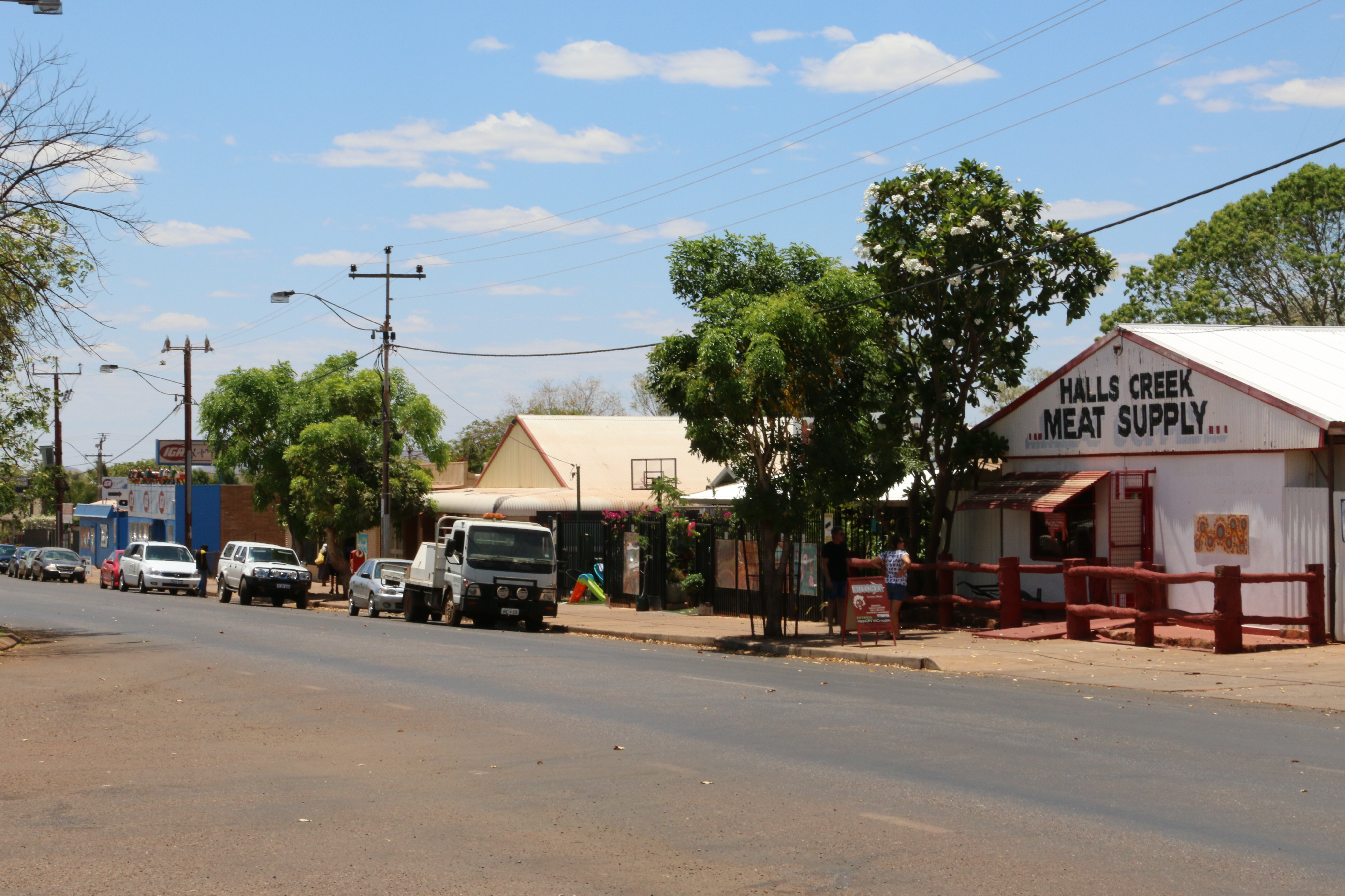 Halls Creek town courtesy of the Shire of Halls Creek