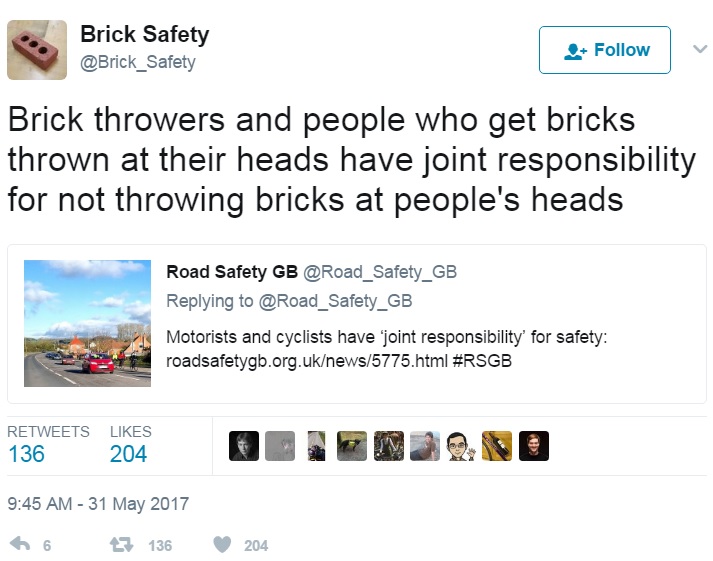 Brick Safety: it's everyone else's business