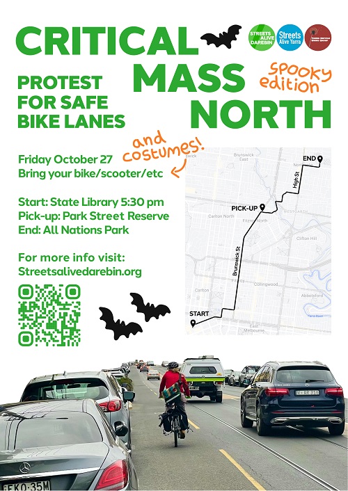 Critical Mass North: Spooky Edition, 5.30pm, Friday 27 October 2023 @ State Library, naarm Melbourne