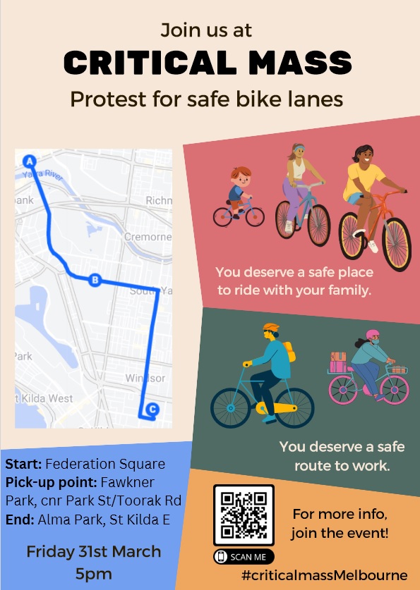'You deserve a safe place to ride with your family. You deserve a safe route to work"