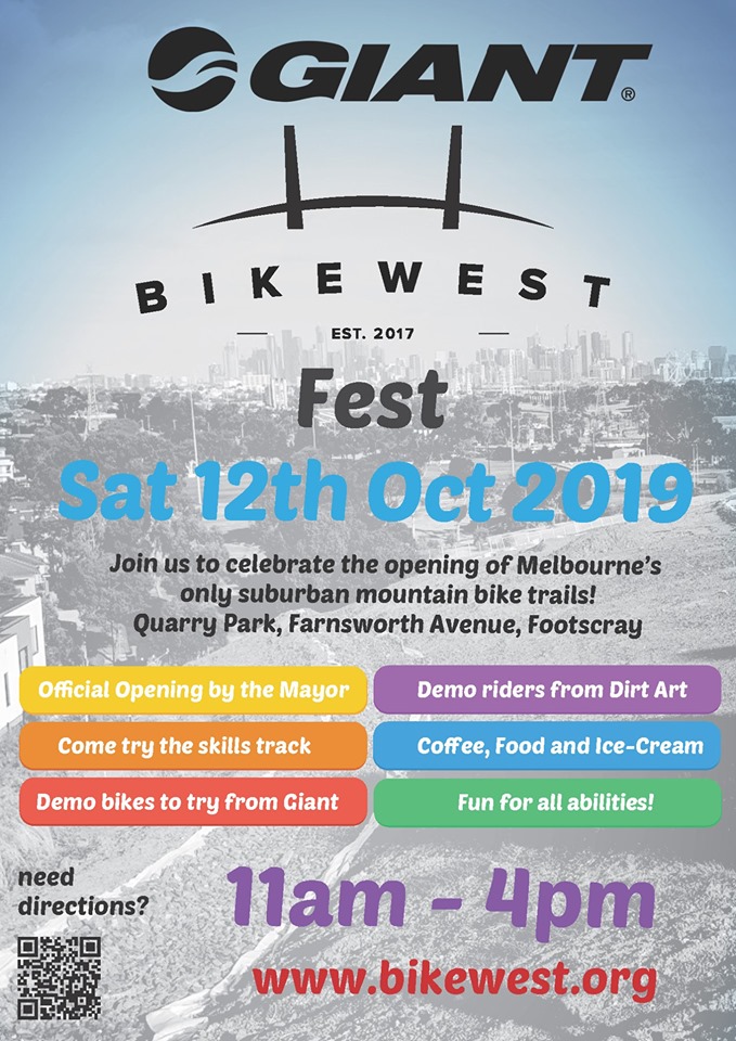 Giant BikeWest Fest on Saturday, 12 October 2019
