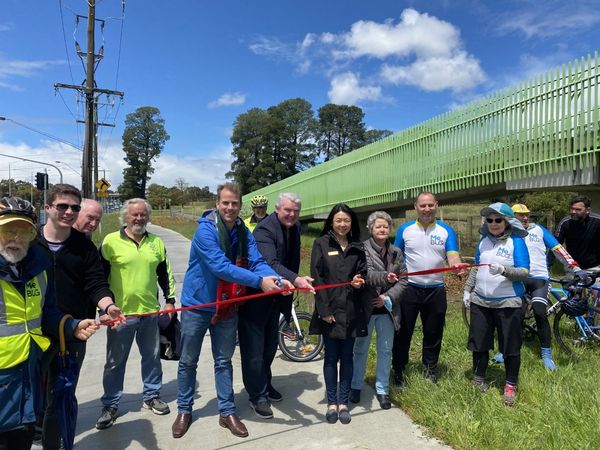 Burwood Highway arterial cycling route launch: November 2021