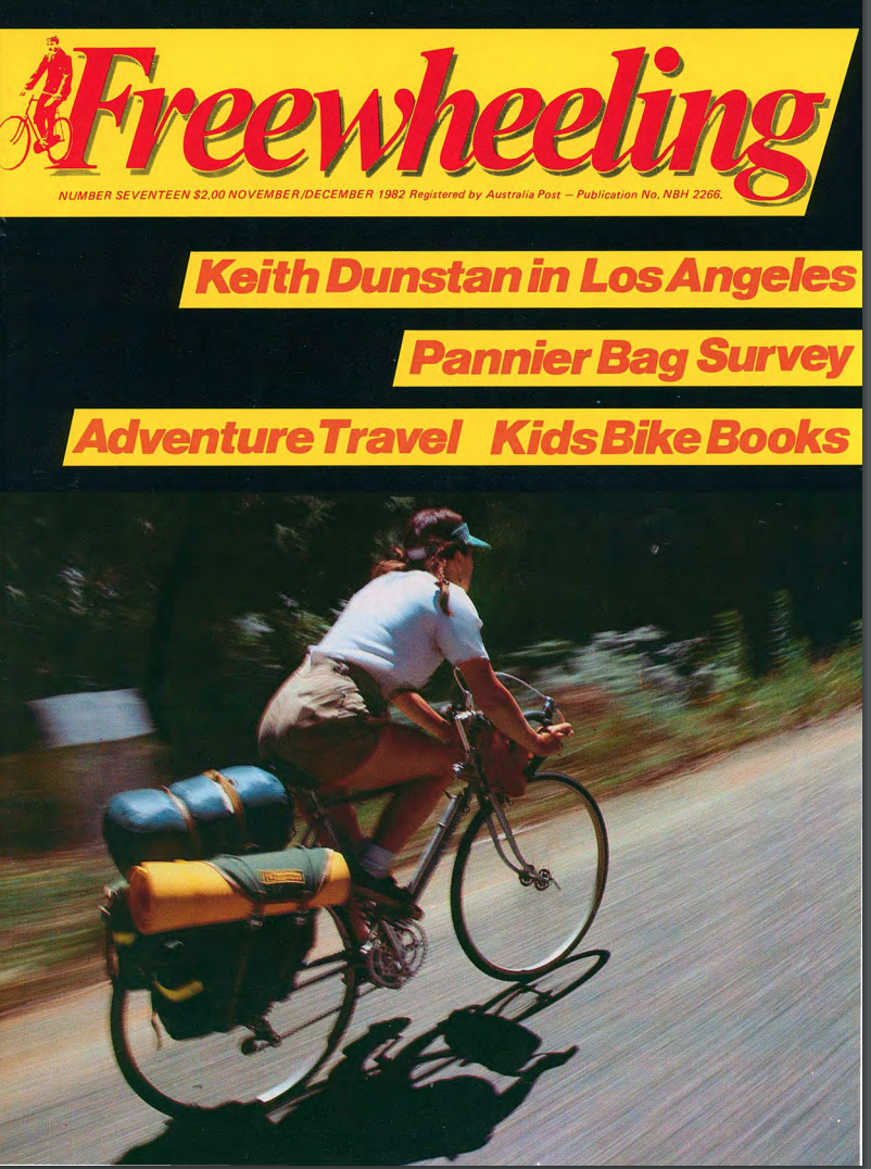 Front cover of an issue of Freewheeling Magazine