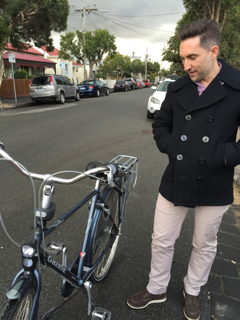 Styish cycling for the gentlemen
