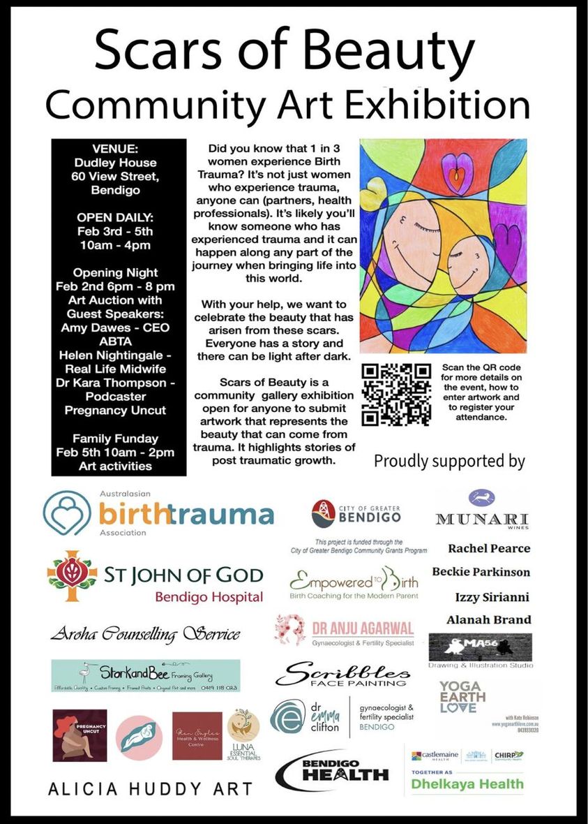 Scars of Beauty event poster 