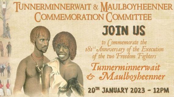 181st Tunnerminnerwait and Maulboyheenner Commemoration event poster