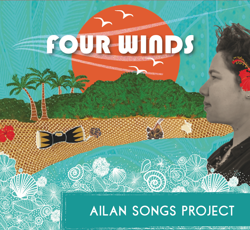 A picture of Jessie Lloyd's latest album cover, Four Winds - Ailan Songs Project