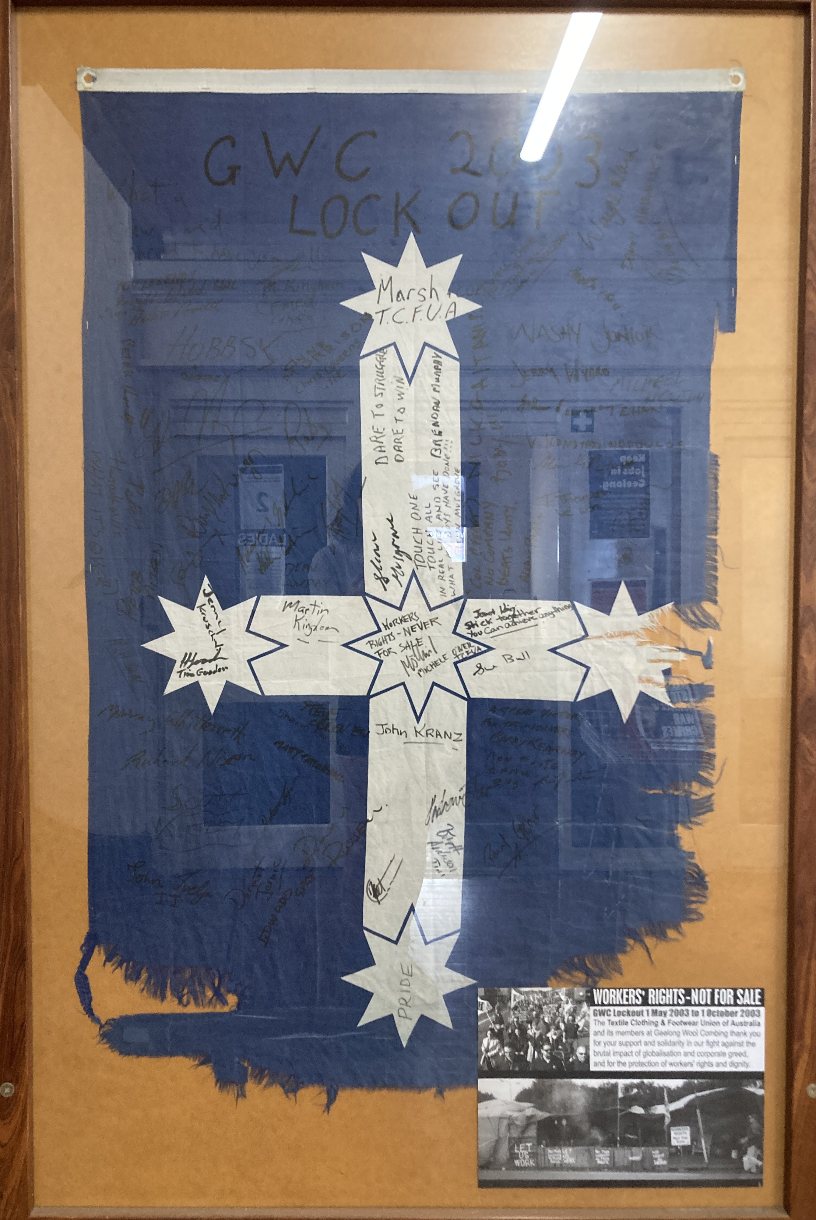 Wool Combers Dispute Eureka Flag
