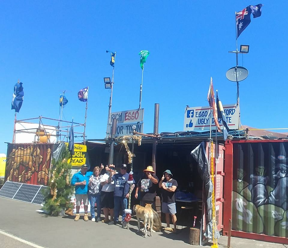 Christmas at Longford protest