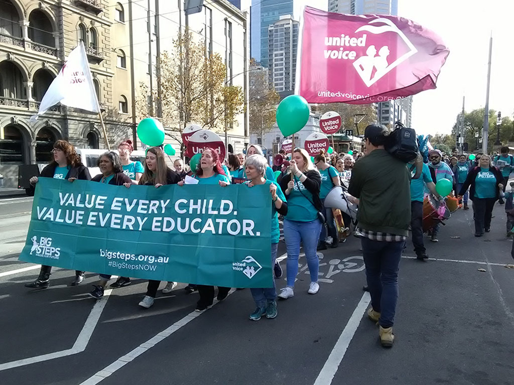 Walk with Educators Rally