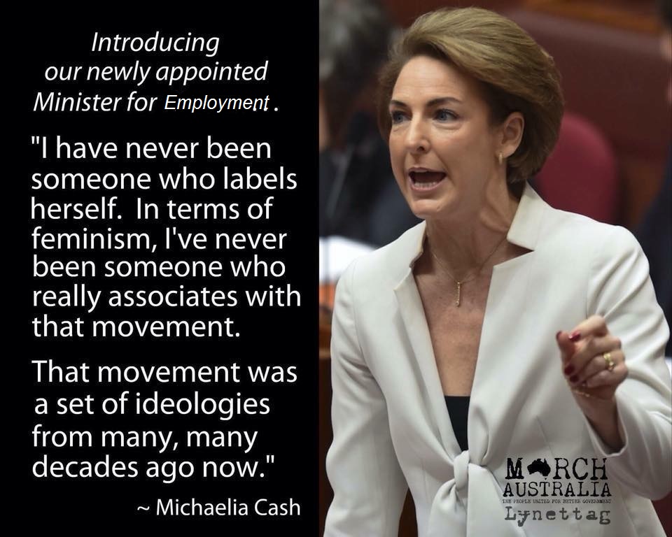 Ms Cash new Minister for Employment in Turnbull Government