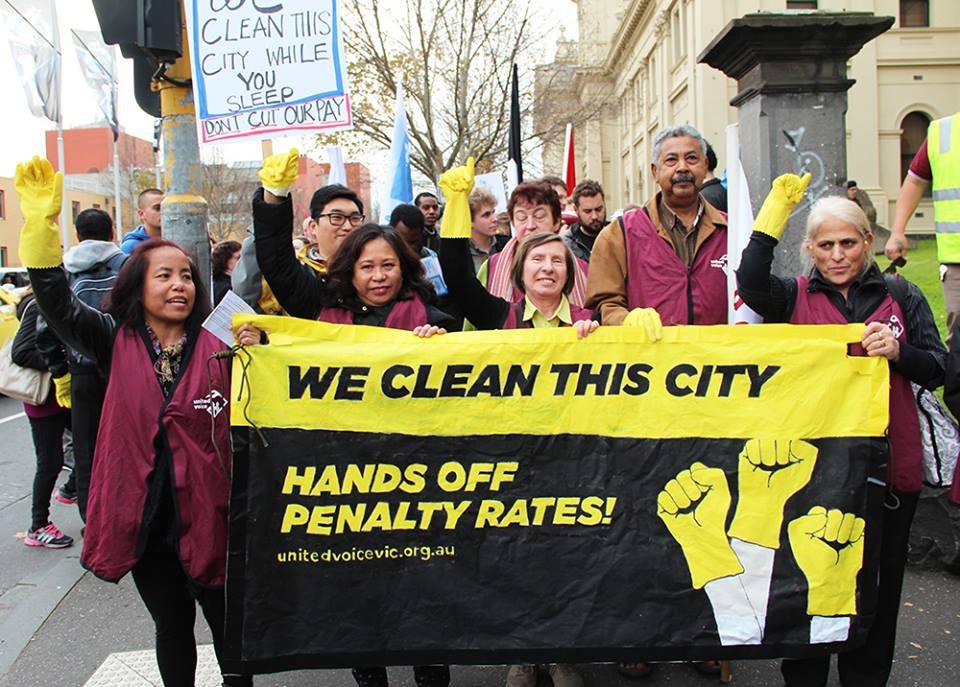 Melbourne call for Justice for Cleaners Rally photo Liz Ross 2015-6-15