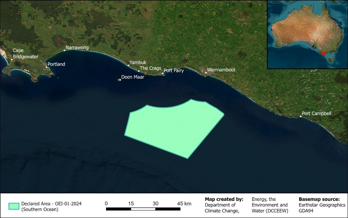New Off Shore Wind Site off Portland