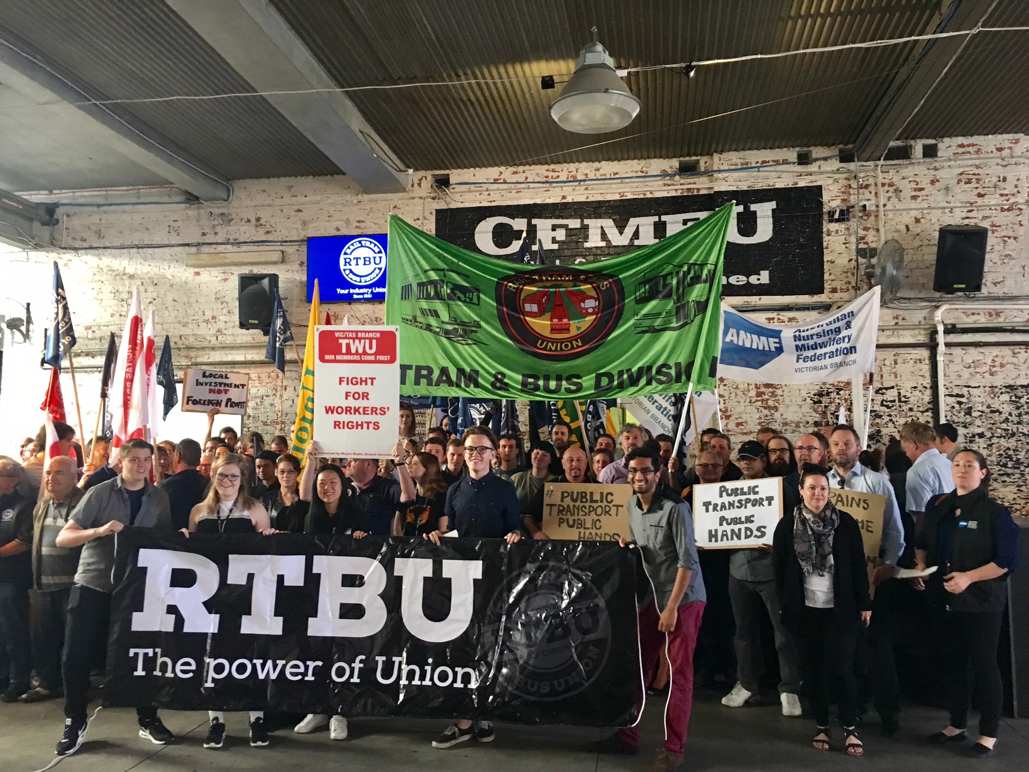 RTBU Launch Campaign: Return Public Transport to Public Hands
