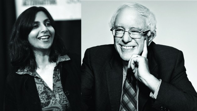 Kshama Sawant and Bernie Sanders