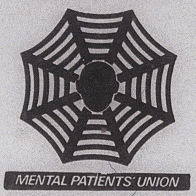 Mental Patient's Union logo (UK, 1973)