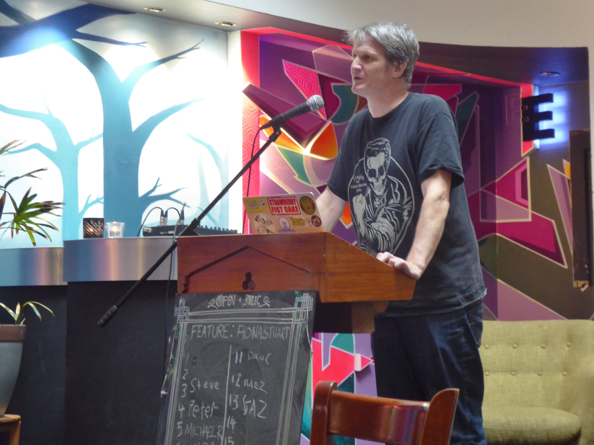 Michael Reynolds at Cherry Poets 2024