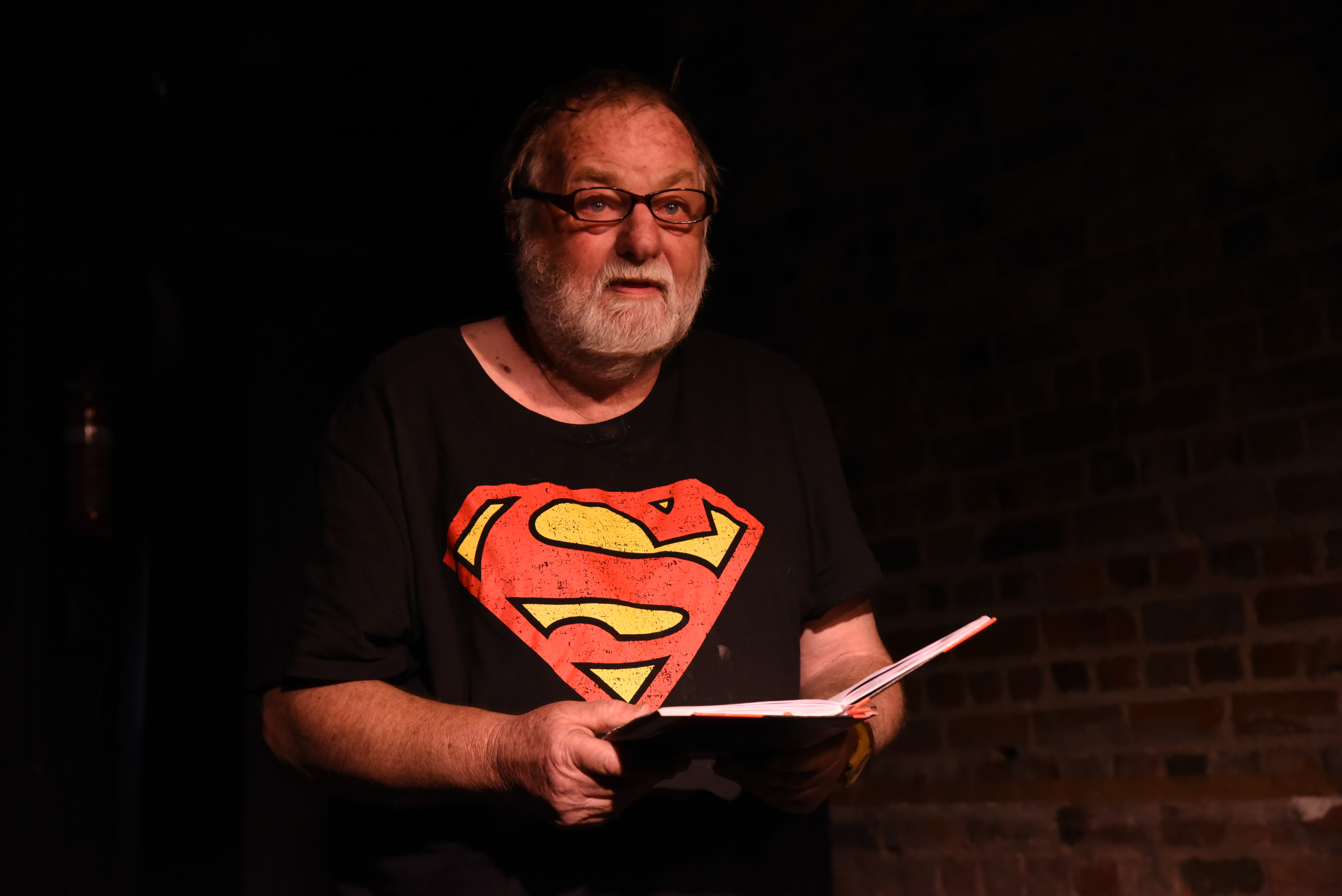 Barry Dickins photo by Di Cousens