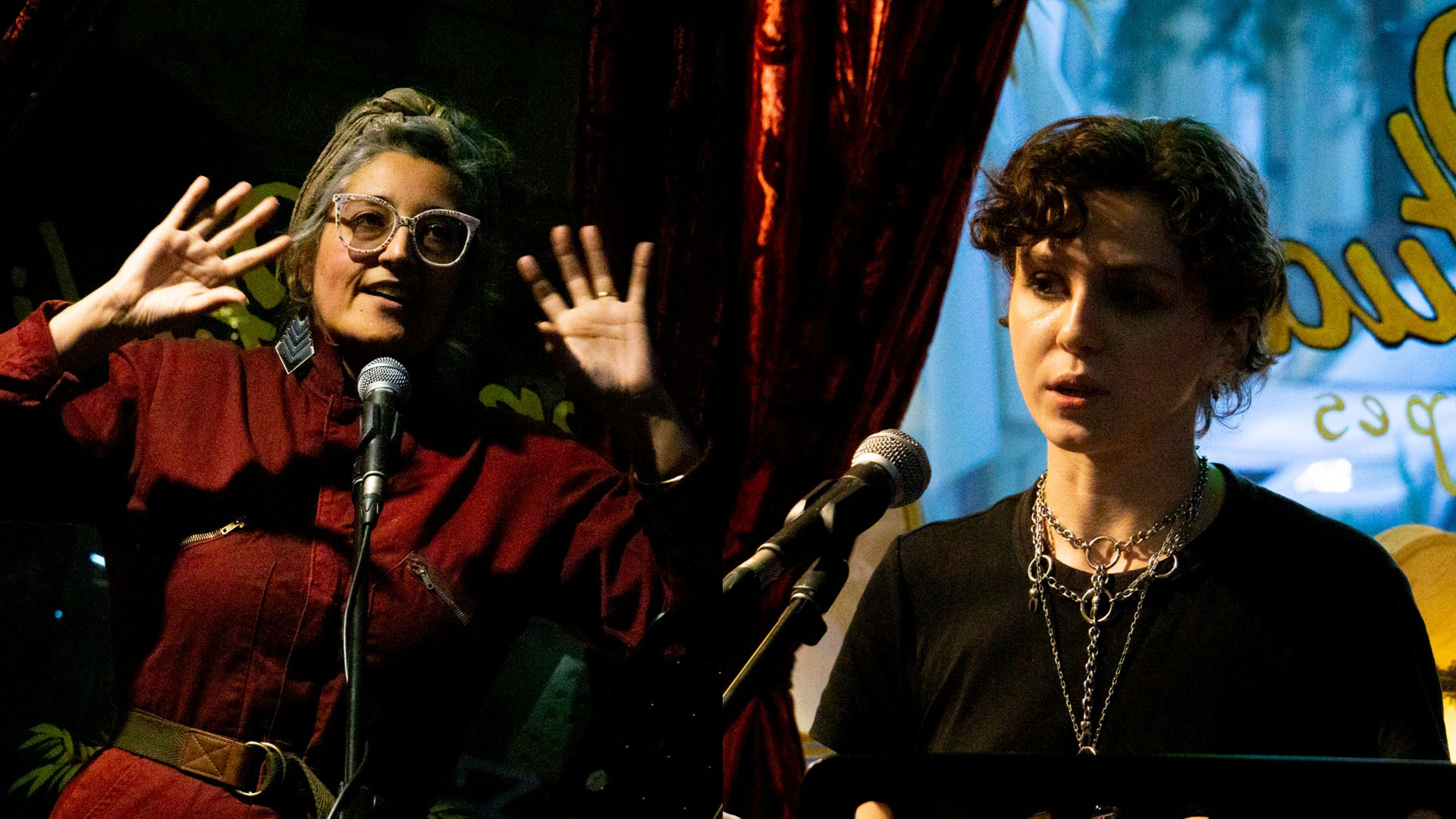Misbah Wolf and Ria Kealey live at Radio Laria Poetry