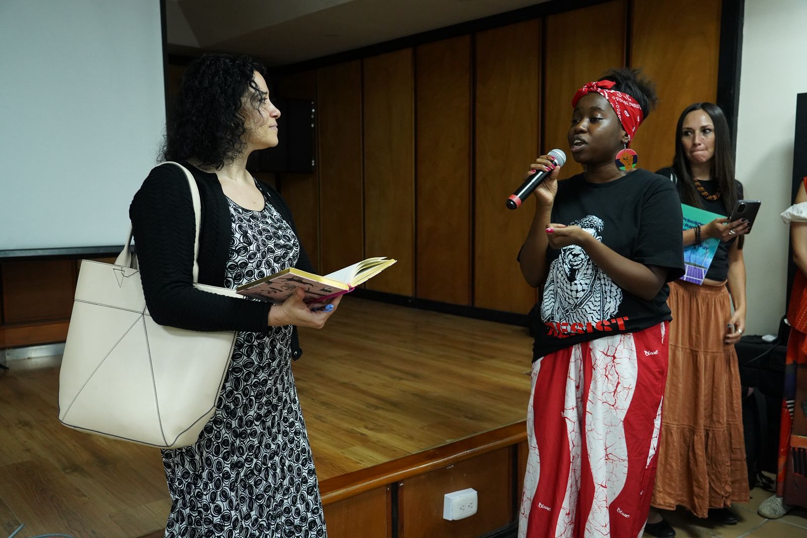Professor Elisa Morgera U.N Special Rapporteur on HR and CC at Santa Marta. Photo Supplied 