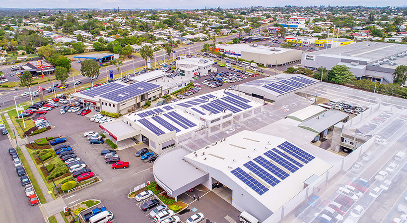 Commercial rooftop Solar Planet Ark Power