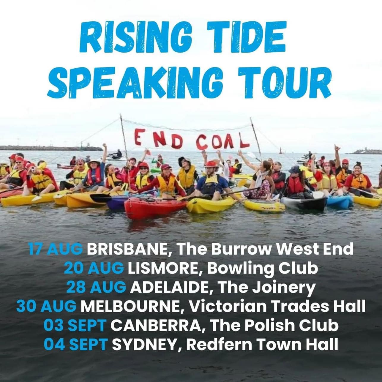 Rising Tide Speaking Tour to Blockade Newcastle coal port