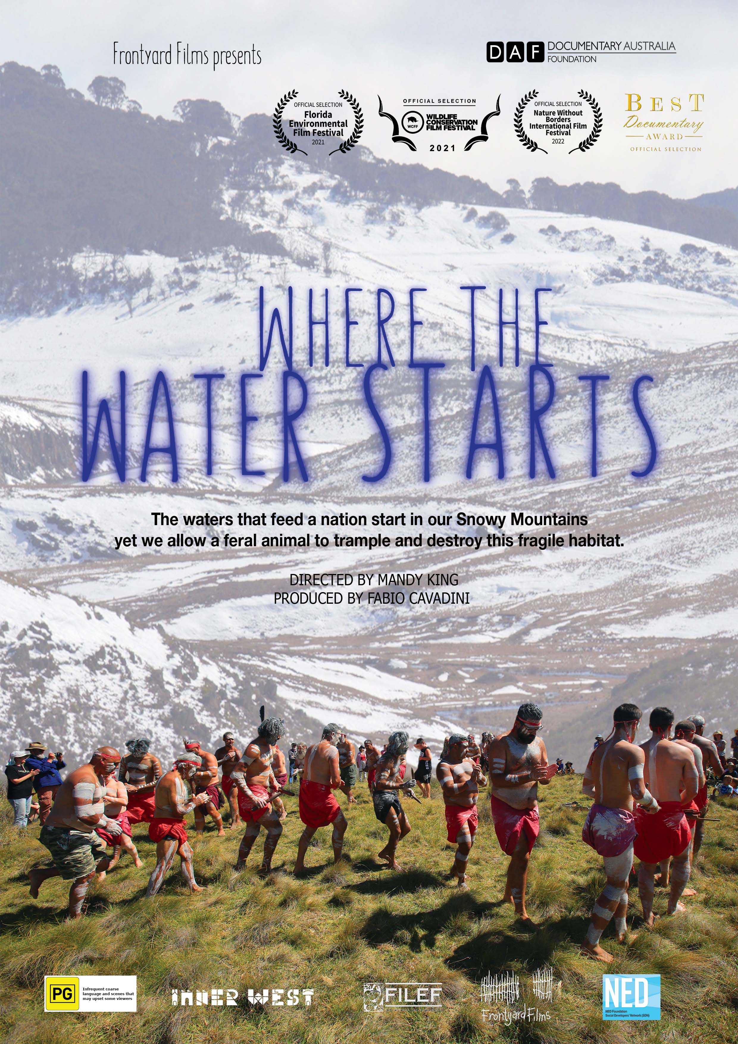 Where the water starts : Mandy King and Fabio Cavadini